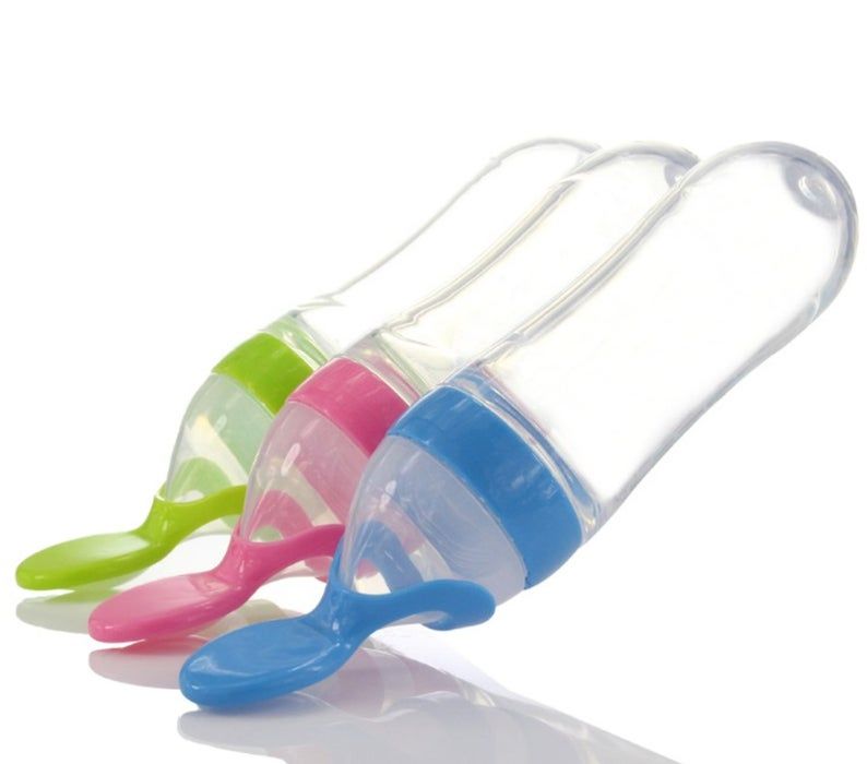 Pack of 3 – Silicone Baby Care Bundle | Spoon Feeder + Fruit Pacifier + U-Shape Toothbrush | Safe & Soft Feeding Set for Infants and Toddlers