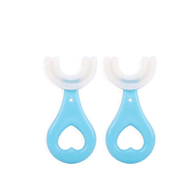 2-Piece U-Shaped Kids Brush