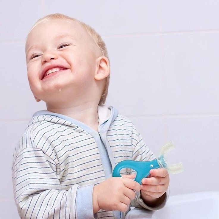 2-Piece U-Shaped Kids Brush