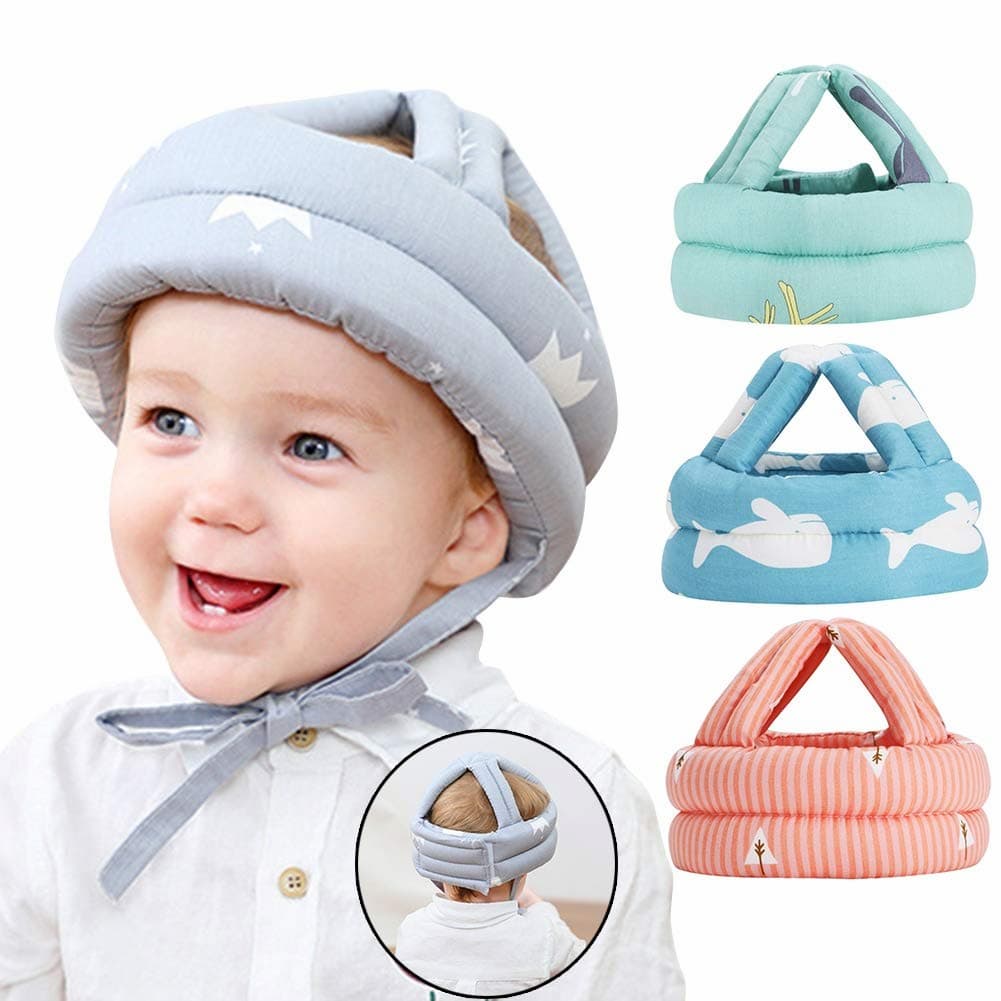 3-in-1 Baby Safety & Care Combo – Helmet, Fruit Pacifier & U-Shaped Brush