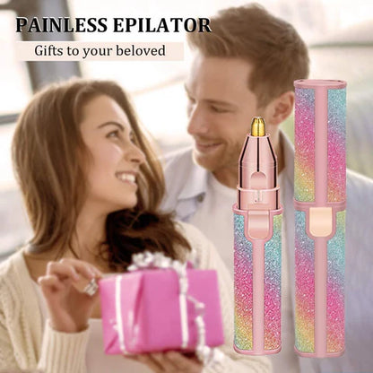 2-in-1 Eyebrow Trimmer & Facial Hair Shaver for Women – Rechargeable, Painless & Precise Beauty tool