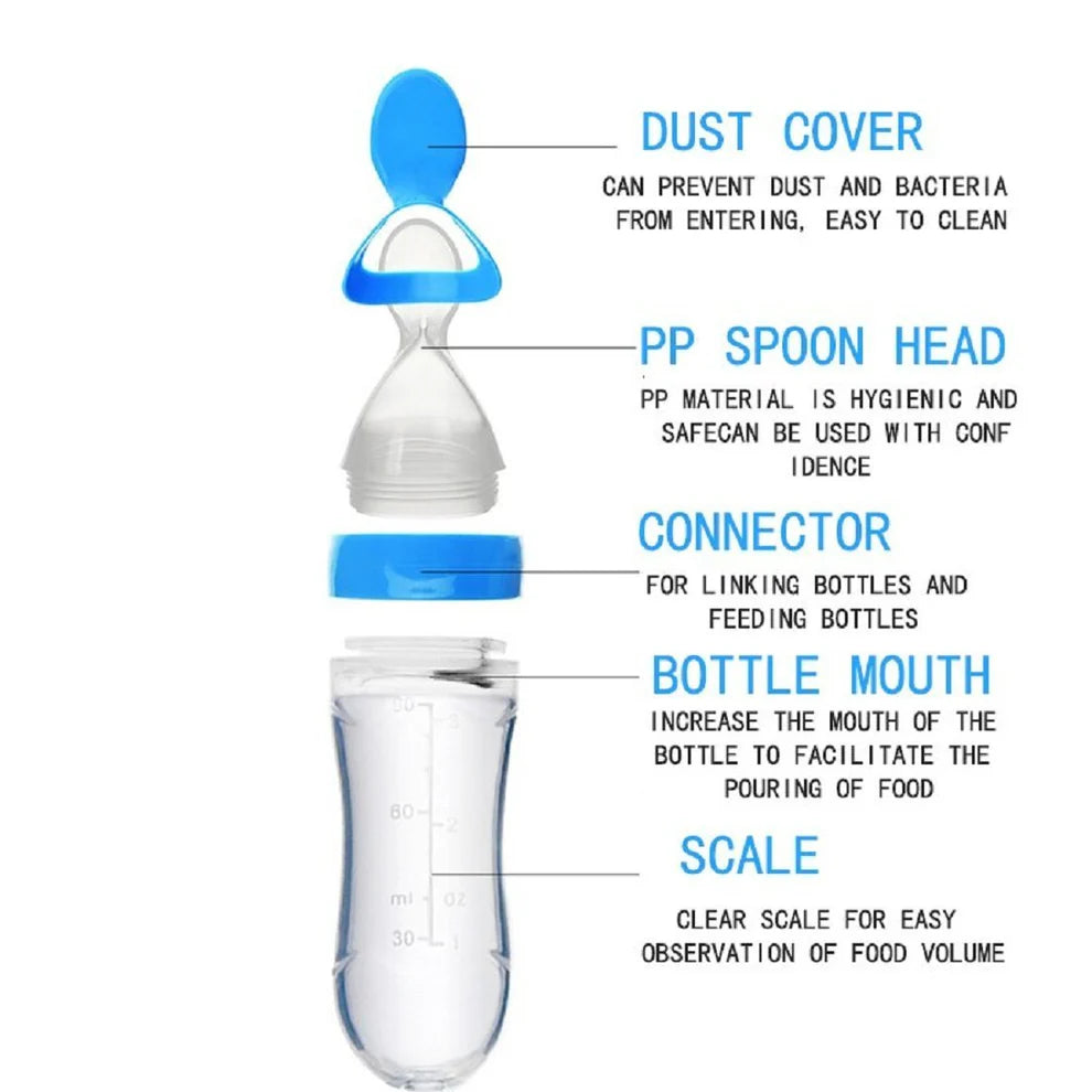 Pack of 3 – Silicone Baby Care Bundle | Spoon Feeder + Fruit Pacifier + U-Shape Toothbrush