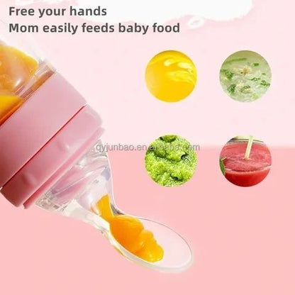 Pack of 3 – Silicone Baby Care Bundle | Spoon Feeder + Fruit Pacifier + U-Shape Toothbrush | Safe & Soft Feeding Set for Infants and Toddlers